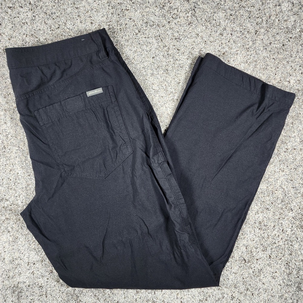 Eddie Bauer Pants Mens 34x31 Guide Pro Hiking Outdoor Black Excellent